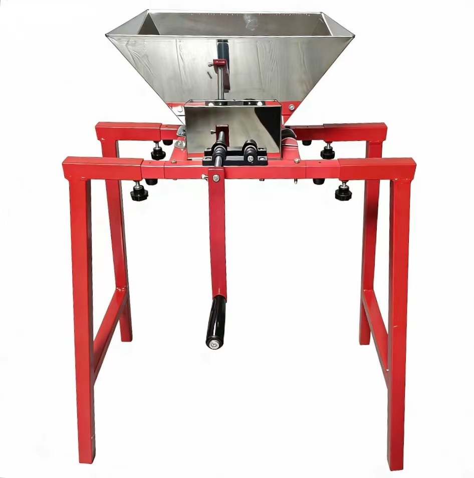 Manual Stainless Steel Grape Crusher for Home Winemaking
